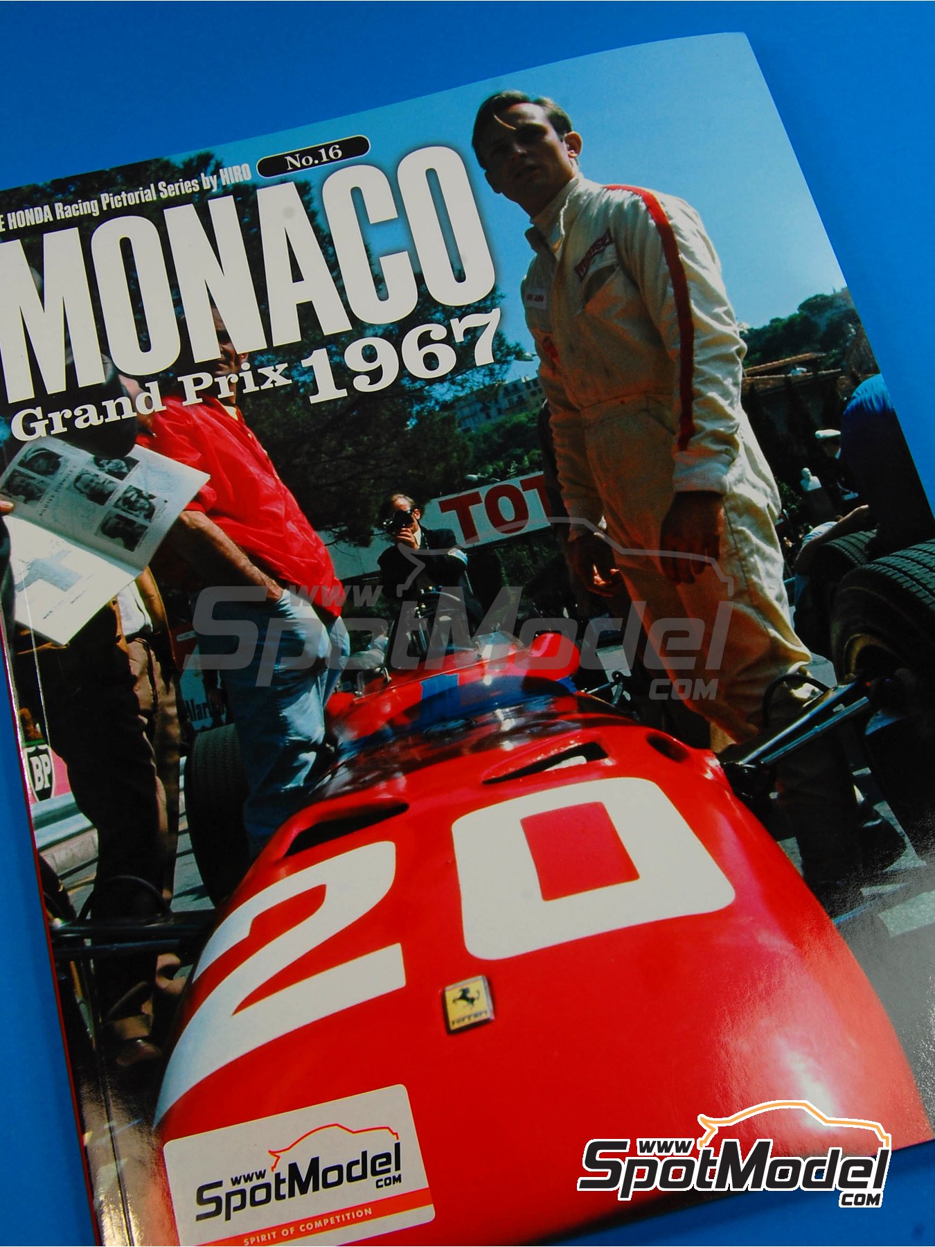 JOE HONDA Racing Pictorial Series - Monaco Grand Prix - 1967. Reference /  walkaround book manufactured by Model Factory Hiro (ref. MFH-JH16, also 9784